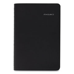 AT-A-GLANCE® QuickNotes Daily/Monthly Appointment Book, 8.5 x 5.5, Black Cover, 12-Month (Jan to Dec): 2023