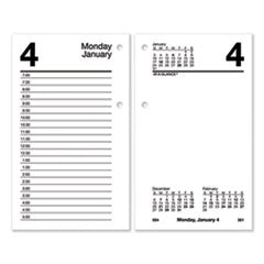 AT-A-GLANCE® Desk Calendar Refill with Tabs, 3.5 x 6, White Sheets, 2023