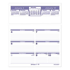 AT-A-GLANCE® Flip-A-Week Desk Calendar Refill, 7 x 6, White Sheets, 2023
